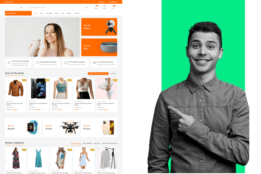 Woocommerce website